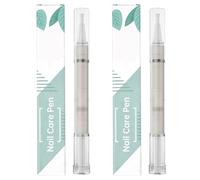 Lot de 2 traitements contre les champignons des ongles des orteils, stylo de soin ongles pour abîmés avec huile d'arbre à thé et vitamine E, stylos à huile nourrissante pour cuti