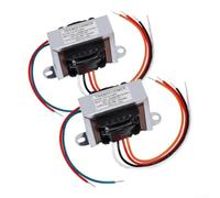 Lot de 2 transformateurs 24 V 40 VA 120/208/240 V HVAC | Boîtier en métal robuste, surface argentée, résistant à la corrosion, construction durable, qualité industrielle