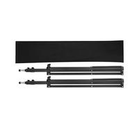 Lot de 2 trépieds de lampe, hauteur 78 à 210 cm, réglables, pour studio, photographie et bureau à domicile, stable et durable pour un éclairage parfait