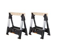 Lot de 2 tréteaux ajustables Lumberjack pour bricolage - KETER