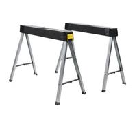 Lot de 2 tréteaux STANLEY 1-97-475 pliables et clipsables charge 350kg
