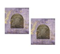 Lot de 2 trombones décoratifs rétro en métal pour scrapbooking, journal intime, planificateur, gestion de documents, reçus, clips métalliques rétro