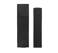 Lot de 2 trousses à crayons réglables avec bande élastique multifonction en cuir pour couverture rigide journal bloc-notes planificateur, Noir