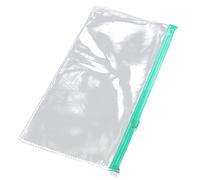 Lot de 2 trousses transparentes étanches avec fermeture éclair