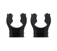 Lot de 2 tuba en silicone pour plongée, embouchure de plongée, embout buccal compatible avec la plupart des régulateurs standard