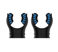 Lot de 2 tuba en silicone pour plongée, embouchure de plongée, embout buccal compatible avec la plupart des régulateurs standard