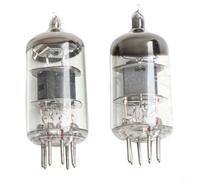 Lot de 2 tubes à vide 6J1 pour amplificateur HiFi - Son chaud et propre - Tube 7 broches - Remplace 6J1P EF95 - Valve audio à faible bruit 15 x 45 mm
