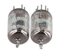 Lot de 2 tubes à vide GE 5654W compatibles avec WE 403A et 6J1EF95CV40106AK5 pour un son transparent et une extension de fréquence fluide