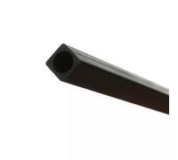 Lot de 2 tubes carrés en fibre de carbone, 500 mm, for pièces de robot(10x10x5mm)