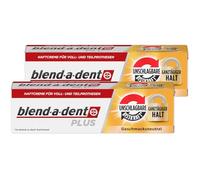 Lot de 2 tubes de crème adhésive Blend-a-dent Plus de 40 g - Neutre au goût - Duocraft