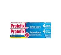 Lot de 2 tubes de crème adhésive PROTEFIX pour les 3 dents - 47 g - Extra forte - Avec adhérence humide.