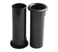Lot de 2 tubes de guidage de haut-parleur en ABS pour utilisation de port de tube inversé pour haut-parleur améliorant les performances des basses et le son dans les applications de caisson de basses