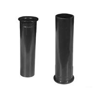 Lot de 2 tubes de guidage de haut-parleur en ABS pour utilisation du port de tube inversé pour haut-parleur améliorant les performances des basses et le son dans les applications de caisson de basses