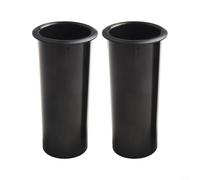 Lot de 2 tubes de guidage de haut-parleur en ABS pour utilisation du port de tube inversé pour haut-parleur améliorant les performances des basses et le son dans les applications de caisson de basses