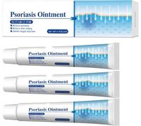 Lot de 2 tubes de pommade apaisante, pommade puissante contre le psoriasis, antifongique, soulage les démangeaisons et les brûlures, absorption rapide, convient au corps et au visage