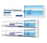 Lot de 2 tubes de pommade apaisante, pommade puissante contre le psoriasis, antifongique, soulage les démangeaisons et les brûlures, absorption rapide, convient au corps et au visage