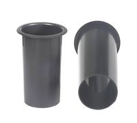 Lot de 2 tubes de port pour haut-parleur, 5,6 x 11,1 cm en ABS pour caisson de basses, tube réflexe