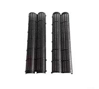 Lot de 2 tubes de protection en PVC respirant conçus pour la sécurité des racines avec fonction d'infiltration d'eau et circulation naturelle de l'air dans les paysages extérieurs