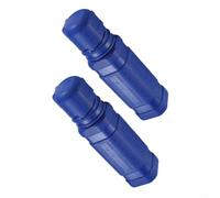 Lot de 2 tubes de rangement pour tige de soudage de 35,6 cm, conteneur étanche, électrodes de 4,5 kg, support de soudeur en ABS avec sangle, bleu