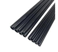 Lot De 2 Tubes En Fibre De Verre Noirs (diamètre Extérieur 12 Mm-25 Mm) - Légers, Durables Et Anticorrosion For Maquettes, Jouets Et Cerfs-volants - Longueur 500 Mm(16x12x500mm)