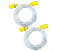 Lot de 2 tubes flexibles de 2,5 m pour aspirateur Karcher pour Puzzi série 8/10 10/1 10/2 8/1C 200 Series 4.446-023.0