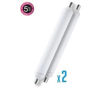 Lot de 2 Tubes LED Linolite S19 5W 31 cm 4000K