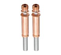 Lot de 2 tubes longs Kobra 3 Heatbreak en céramique améliorés, Kobra 3 Bimatérial Heatbreak Xirbbo résistant aux hautes températures, extrudeuse assemblée pour imprimante 3D Hot End Kit de