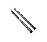 Distri+ - Lot de 2 Tubes métal en Acier chromé pour aspirateur - Diamètre : 35mm - Longueur 50cm