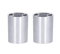 Lot de 2 tubes ronds droits en alliage d'aluminium 6063 pour sièges de robots OD 32 mm (6103-0032-0048)