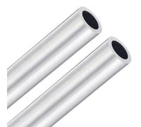 Lot De 2 Tubes Ronds En Aluminium 6063, Diamètre Extérieur 6 mm, Longueur 500 mm, Tubes Métalliques Droits Sans Soudure for Bricolage(OD 6mm ID 5mm)