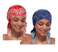 Lot de 2 turban pré-noués pour femme - - Taille unique
