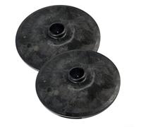 Lot de 2 turbines de pompe de piscine en plastique noir pour Polaris PB4-60, 14,7 cm de diamètre, pièce de rechange compatible avec Polaris pour Vac-Sweep 380 et pour modèles Zodiac, R0536400