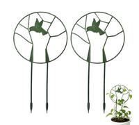 Lot de 2 tuteurs de jardin Monstera - 42,5 x 22,5 cm - Support pour plantes grimpantes d'intérieur - Pour fleurs, plantes d'intérieur, plantes en pot