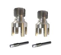 Lot de 2 tuyauteries multifonctions adaptées aux exercices de performance pour tuyaux de 1/2" 3/4" avec foret électrique et trous d'alimentation