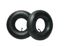 Lot de 2 tuyaux de 4,10/3,50-4" - Tuyaux de rechange pour brouette, tondeuses à gazon et diables - Noir