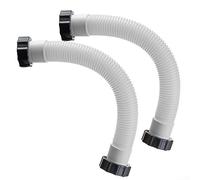 Lot de 2 tuyaux de pompe de filtre à sable de piscine, tuyau d'interconnexion 11535, pour Intex 40,6 cm de diamètre, 3,8 cm, compatible avec 26371CA 26371EH, 28647EG SF70110-2 SF60110-1