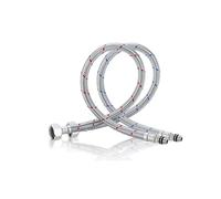 Lot de 2 Tuyaux de Raccordement, Flexible d'alimentation Tressé Acier Inoxydable Rallonge Lavabo Tubes Rallonge de Tuyau de Raccordement Flexible Robinet Cuisine Tressé AcierPour Robinet Mitigeur