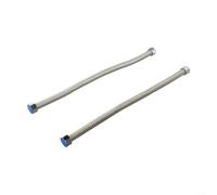 Lot de 2 tuyaux de raccordement flexibles en acier inoxydable ondulé pour chauffe-eau et chaudières à gaz 50 cm