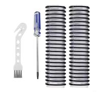 Lot de 2 tuyaux de rechange compatibles avec Tineco pour Floor ONE S3/S5/S6/S7 Breeze et IFLOOR 3 en acier et ABS, lavable, lot de 2 avec tournevis