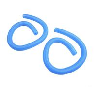 Lot de 2 tuyaux de rechange de 3,2 cm pour piscine hors sol, pompe de piscine, pièce de rechange pour accessoires pour Intex de 3,2 cm (bleu)