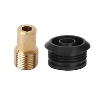 Lot de 2 tuyaux de vidange d'entrée d'urinoir, raccord de connecteur de tuyau de vidange, rondelle d'étanchéité de toilettes pour fuite avec filetage G1/2", installation facile