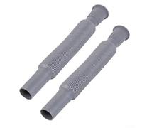 Lot de 2 tuyaux de vidange d'évier fabriqués à partir de matériaux PP et PVC pour une résistance contre l'usure lors d'une utilisation quotidienne des canalisations