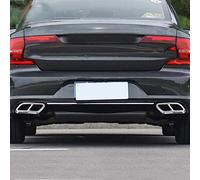 Lot de 2 tuyaux d'échappement silencieux de voiture pour S90 2016-2020 V90 2016-2019