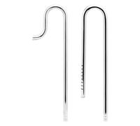 Lot de 2 tuyaux d'entrée et de sortie en acier inoxydable 304 polis aspect élégant antirouille 16 mm