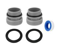 Lot de 2 tuyaux filtrants compatibles avec Intex Bestway de 40 mm à 38 mm