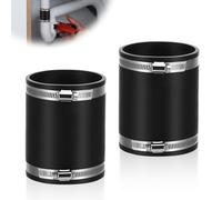 Lot de 2 tuyaux flexibles en caoutchouc PVC avec colliers de serrage en acier inoxydable de 6,1 cm ID en caoutchouc condensé raccords et raccords de tuyau de bassin