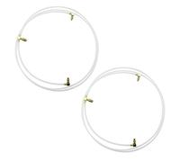 Lot de 2 tuyaux hydrauliques convertibles en plastique pour tuyaux électriques et raccords pour Electra Mus-tang Chevelle Challenger Pontiac GTO DeVille 1962-2004