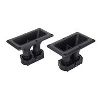 Lot De 2 Tweeters à Corne Piézoélectrique à Large Dispersion, Haut-parleur Piézoélectrique En Céramique Haute Sensibilité à Double Entraînement, 6,3 X 3,7 X 4,1 Pouces, Haut-parleur à Corne Piézo En P