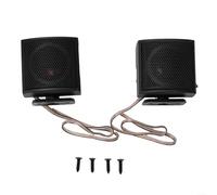Lot de 2 tweeters audio de voiture 4 Ohm 97 dB haute efficacité avec croisement intégré pour mise à niveau du système stéréo de tous les véhicules