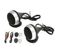 Lot de 2 tweeters de voiture 150 W haute clarté HiFi à dôme de voiture avec conception en dôme souple, construction en aluminium métallique pour mise à niveau du système de